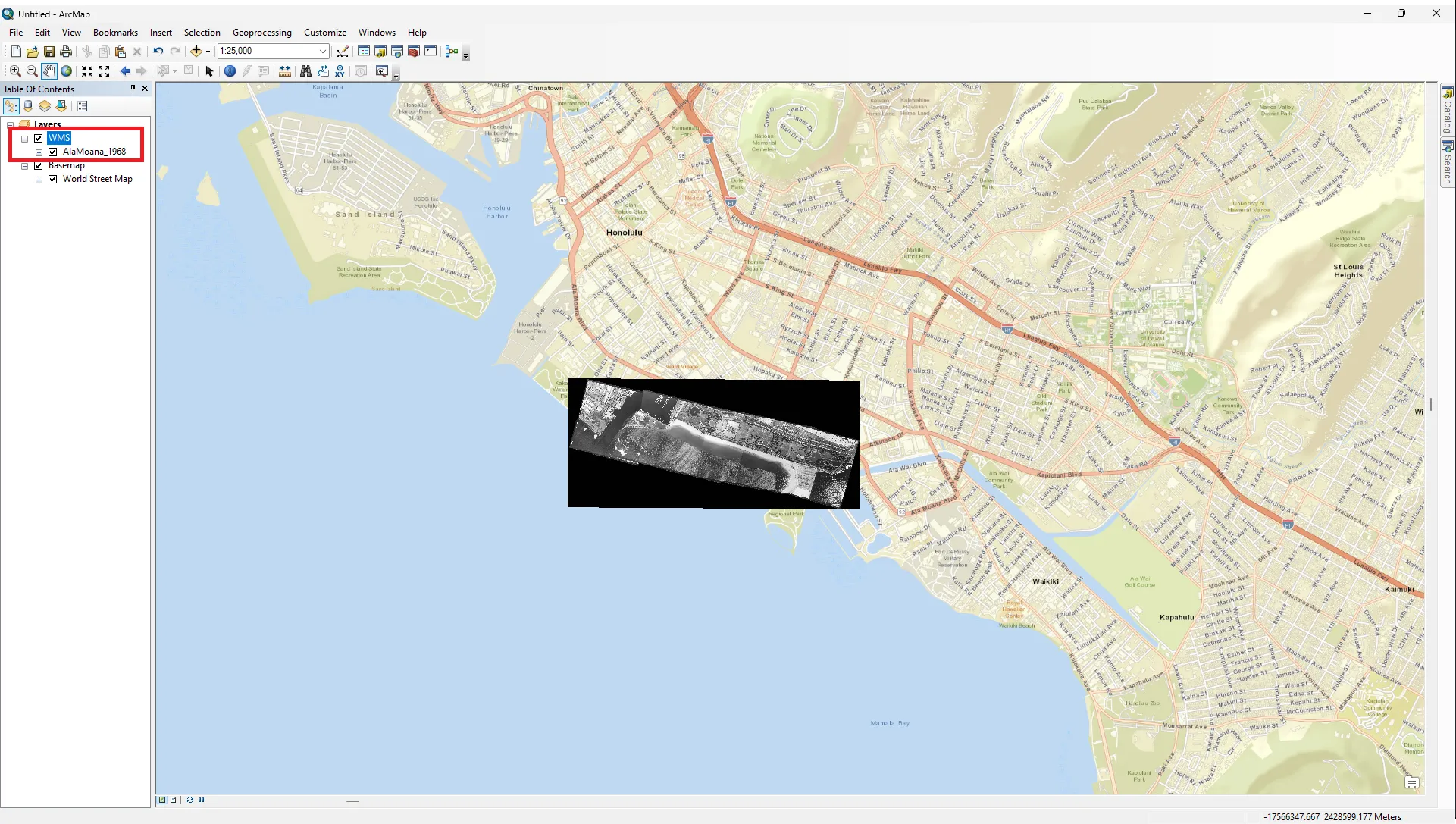 Add layer to ArcGIS