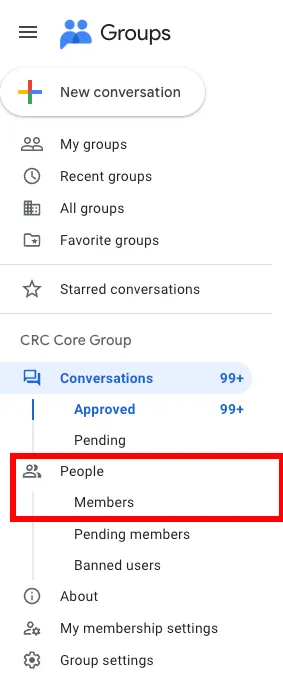 Members List