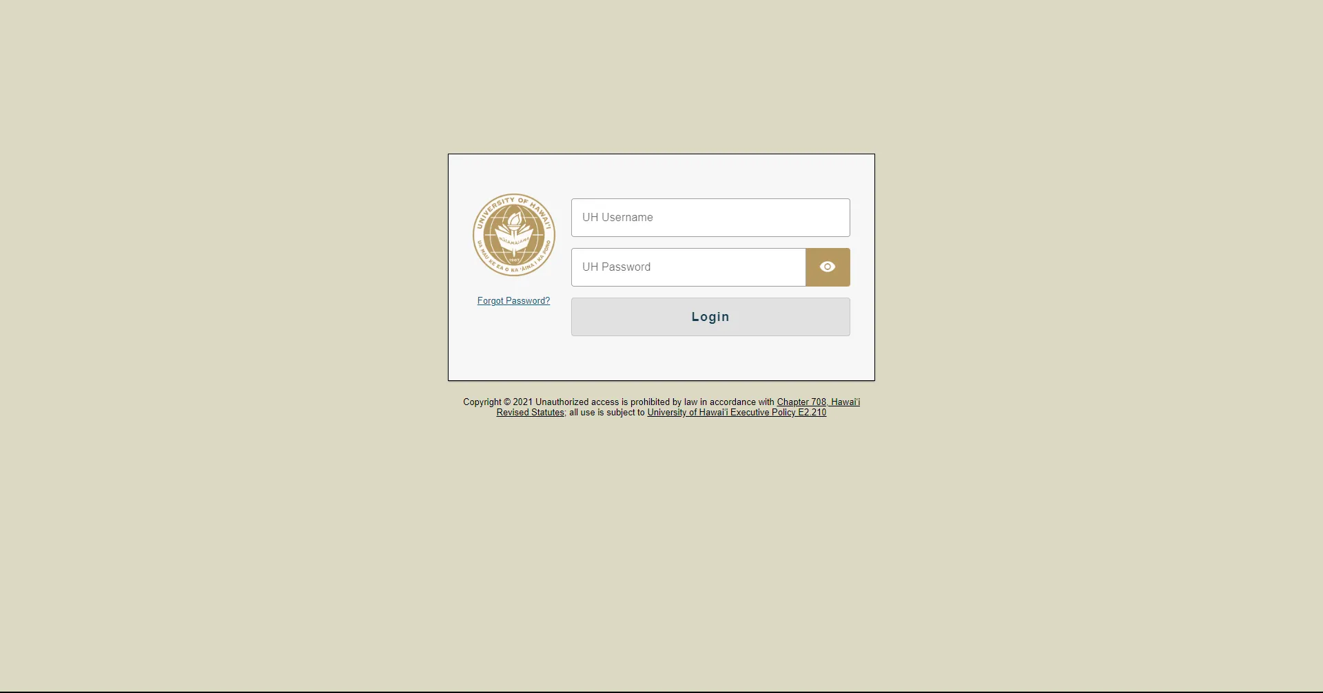 UH Authentication
