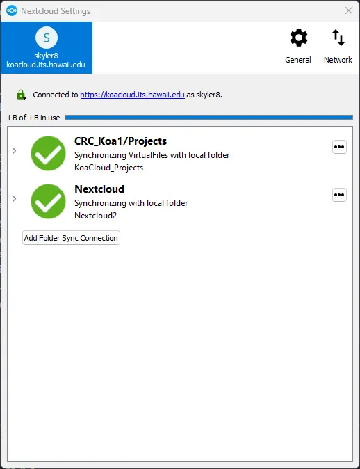 finish virtual sync