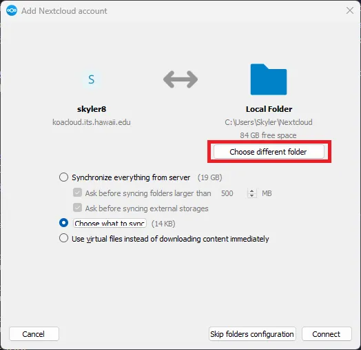 Local Folder